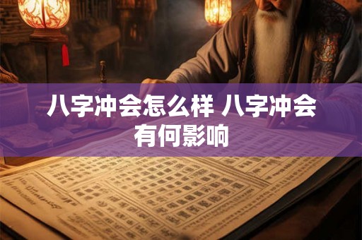 八字冲会怎么样 八字冲会有何影响 八字冲会怎么样 八字冲会有何影响