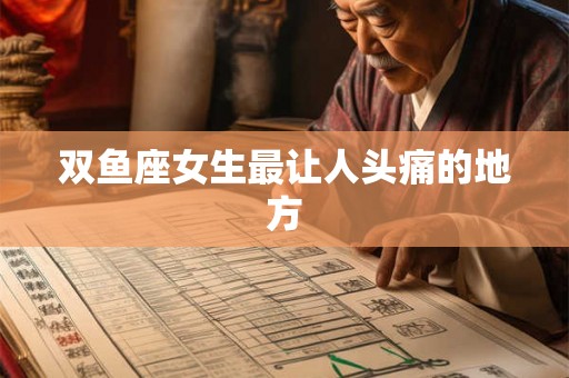 双鱼座女生最让人头痛的地方 双鱼座女生最让人头痛的地方