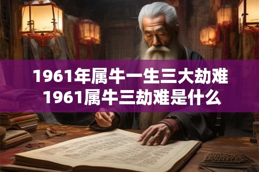 1961年属牛一生三大劫难 1961属牛三劫难是什么