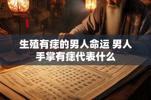 生殖有痣的男人命运 男人手掌有痣代表什么 生殖有痣的男人命运 男人手掌有痣代表什么