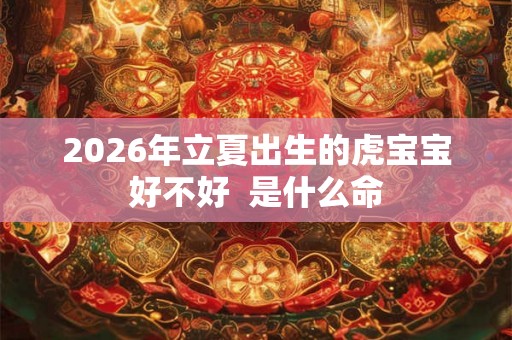 2026年立夏出生的虎宝宝好不好  是什么命