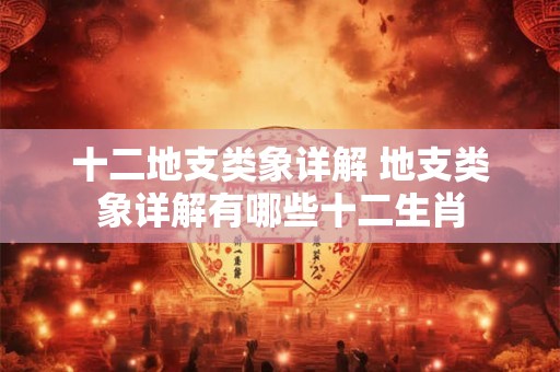十二地支类象详解 地支类象详解有哪些十二生肖