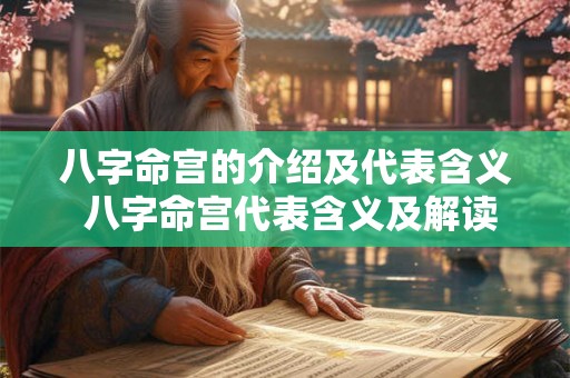 八字命宫的介绍及代表含义 八字命宫代表含义及解读