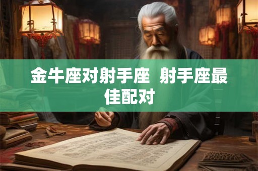 金牛座对射手座  射手座最佳配对