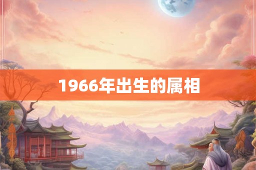 1966年出生的属相