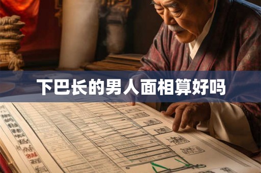 下巴长的男人面相算好吗