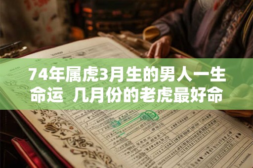 74年属虎3月生的男人一生命运  几月份的老虎最好命