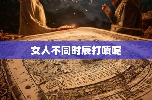 女人不同时辰打喷嚏
