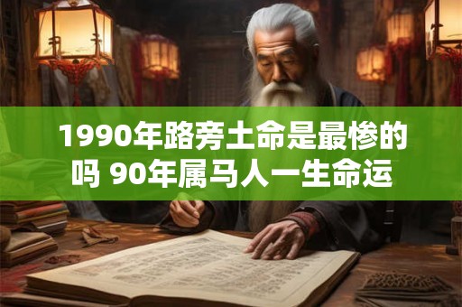 1990年路旁土命是最惨的吗 90年属马人一生命运