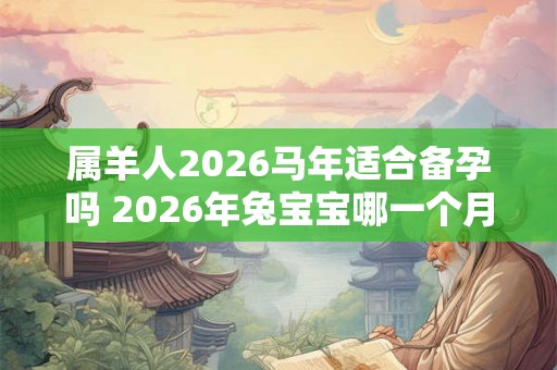 属羊人2026马年适合备孕吗 2026年兔宝宝哪一个月出生更好命