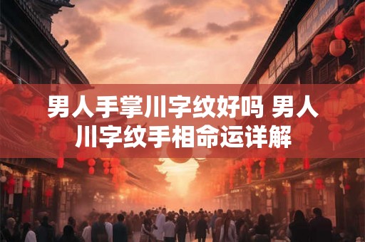 男人手掌川字纹好吗 男人川字纹手相命运详解