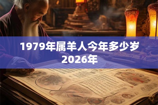 1979年属羊人今年多少岁2026年 1979年属羊人今年多少岁2026年