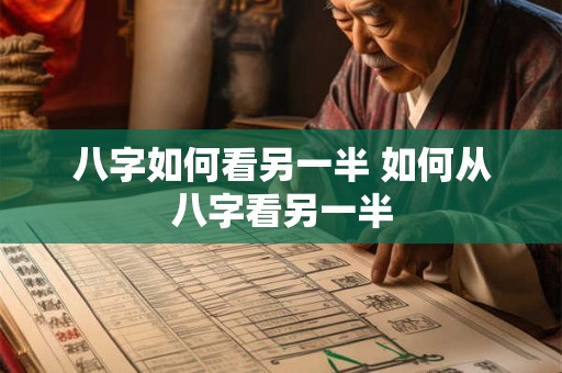八字如何看另一半 如何从八字看另一半 八字如何看另一半 如何从八字看另一半