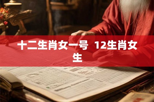 十二生肖女一号 12生肖女生 十二生肖女一号 12生肖女生