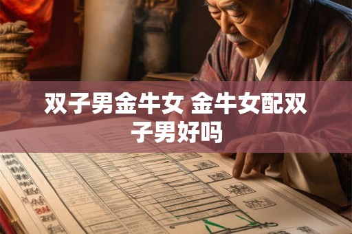 双子男金牛女 金牛女配双子男好吗