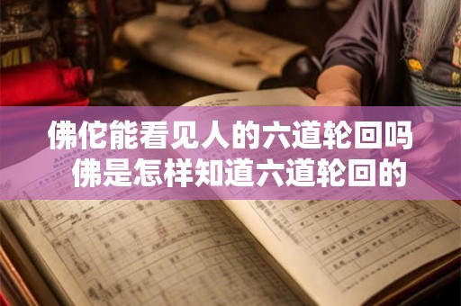 佛佗能看见人的六道轮回吗  佛是怎样知道六道轮回的