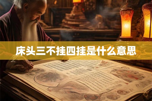 床头三不挂四挂是什么意思