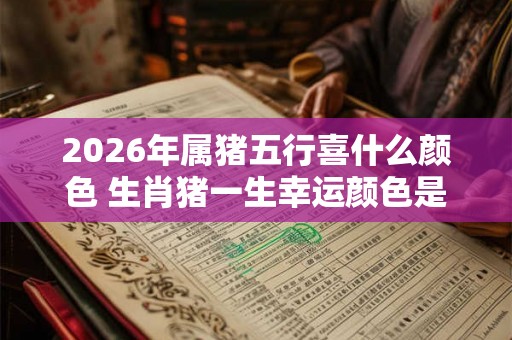 2026年属猪五行喜什么颜色 生肖猪一生幸运颜色是什么