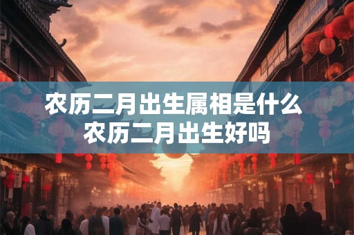 农历二月出生属相是什么 农历二月出生好吗