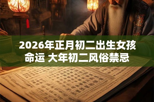 2026年正月初二出生女孩命运 大年初二风俗禁忌 2026年正月初二出生女孩命运 大年初二风俗禁忌