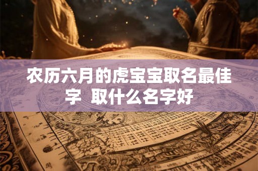 农历六月的虎宝宝取名最佳字  取什么名字好