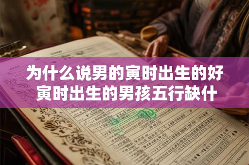 为什么说男的寅时出生的好 寅时出生的男孩五行缺什么