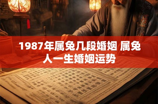 1987年属兔几段婚姻 属兔人一生婚姻运势