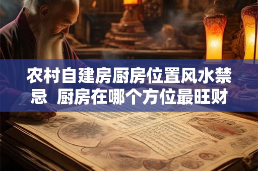 农村自建房厨房位置风水禁忌  厨房在哪个方位最旺财