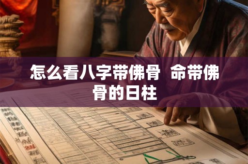 怎么看八字带佛骨 命带佛骨的日柱 怎么看八字带佛骨 命带佛骨的日柱