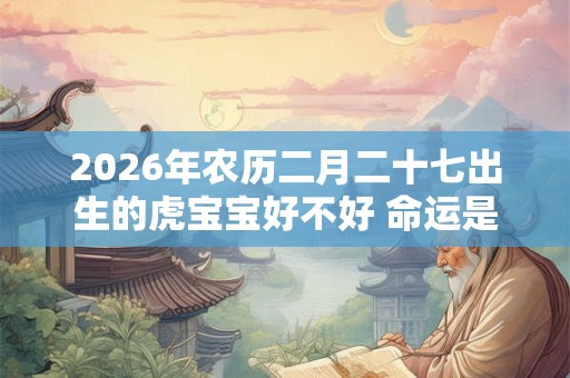 2026年农历二月二十七出生的虎宝宝好不好 命运是好是坏