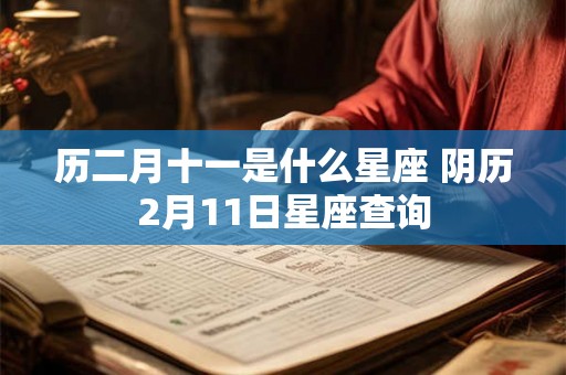 历二月十一是什么星座 阴历2月11日星座查询