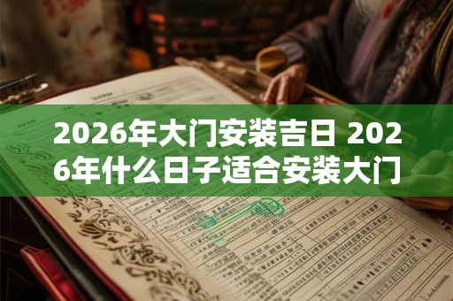 2026年大门安装吉日 2026年什么日子适合安装大门