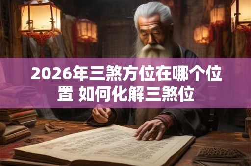 2026年三煞方位在哪个位置 如何化解三煞位 2026年三煞方位在哪个位置 如何化解三煞位