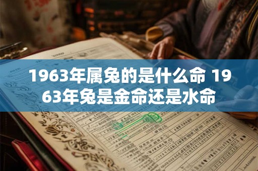 1963年属兔的是什么命 1963年兔是金命还是水命 1963年属兔的是什么命 1963年兔是金命还是水命