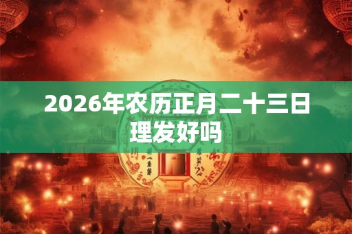 2026年农历正月二十三日理发好吗