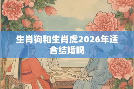 生肖狗和生肖虎2026年适合结婚吗