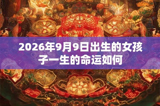 2026年9月9日出生的女孩子一生的命运如何