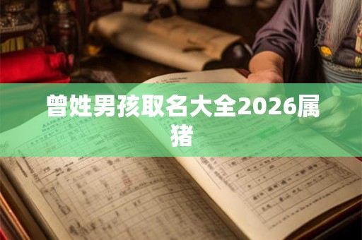 曾姓男孩取名大全2026属猪 曾姓男孩取名大全2026属猪