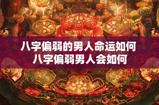 八字偏弱的男人命运如何 八字偏弱男人会如何