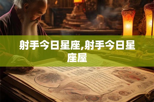 射手今日星座,射手今日星座屋