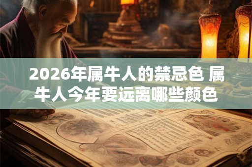 2026年属牛人的禁忌色 属牛人今年要远离哪些颜色
