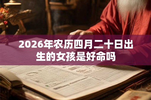 2026年农历四月二十日出生的女孩是好命吗