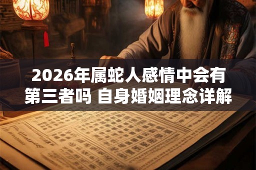 2026年属蛇人感情中会有第三者吗 自身婚姻理念详解
