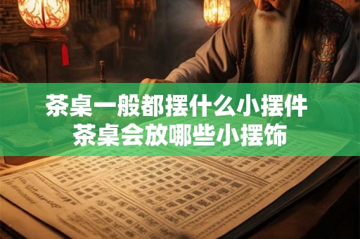 茶桌一般都摆什么小摆件 茶桌会放哪些小摆饰