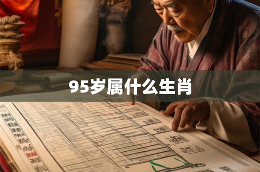 95岁属什么生肖
