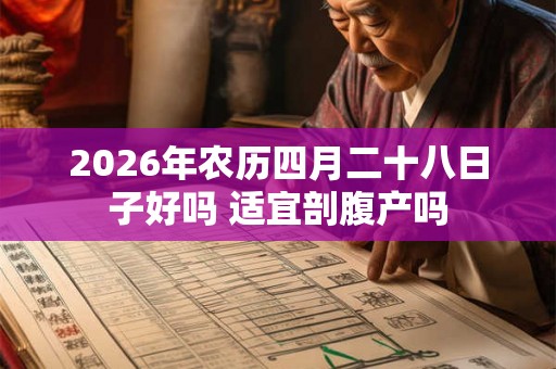 2026年农历四月二十八日子好吗 适宜剖腹产吗