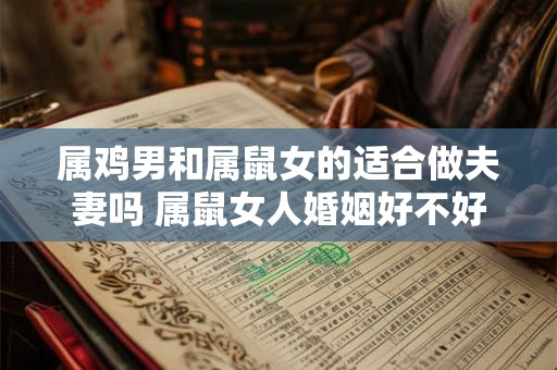 属鸡男和属鼠女的适合做夫妻吗 属鼠女人婚姻好不好