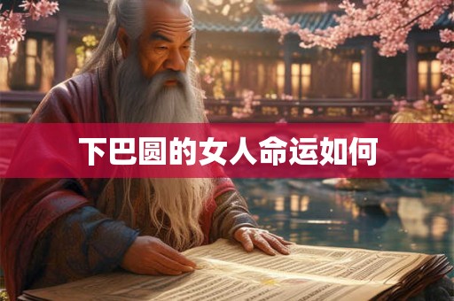 下巴圆的女人命运如何
