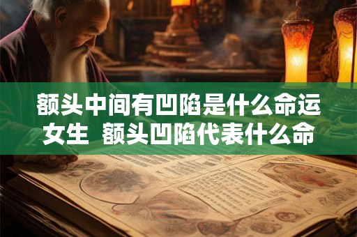 额头中间有凹陷是什么命运女生 额头凹陷代表什么命运 额头中间有凹陷是什么命运女生 额头凹陷代表什么命运