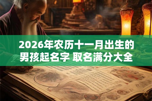 2026年农历十一月出生的男孩起名字 取名满分大全 2026年农历十一月出生的男孩起名字 取名满分大全